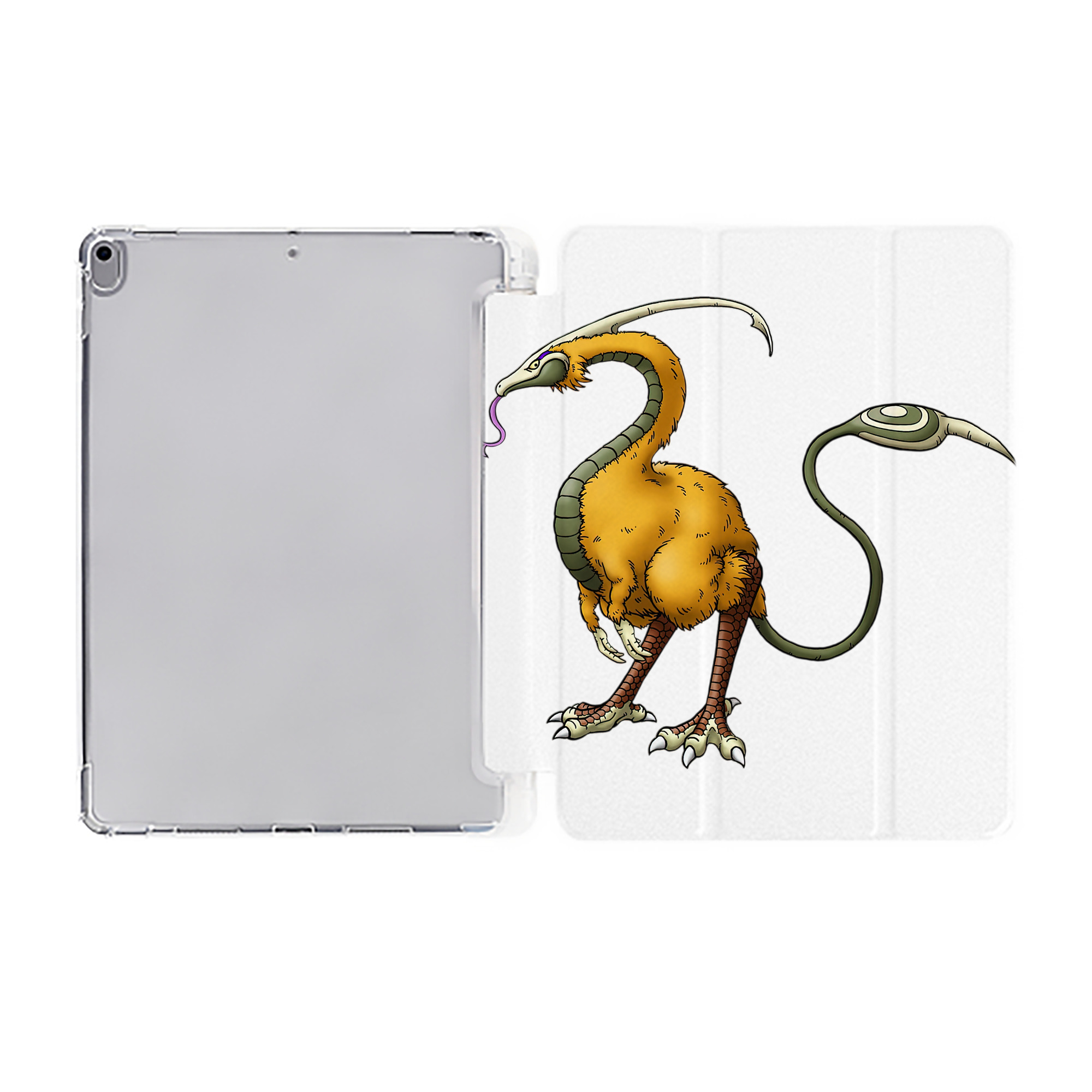 （画像用） ドラゴンクエスト Doragon Kuesuto Dragon Quest IPad ケース ペン収納付き 三つ折りスタンド PUレザー×シリコン 対応機種9.5/10.5/10.9インチ